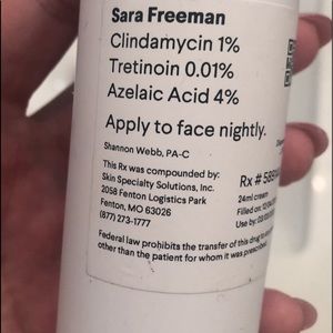 Curology! This is the bigger bottle.